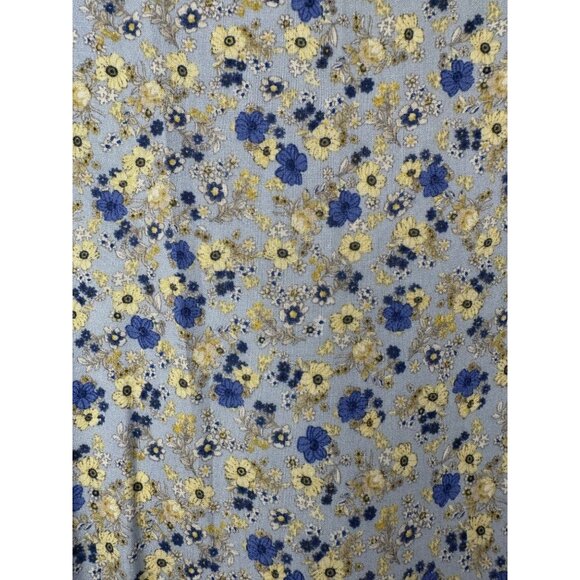 Natural Life Mini Wrap Dress Large Peasant Ditsy Floral Boho Summer Cottage - Picture 10 of 10